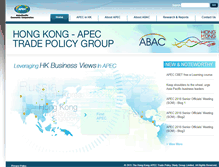 Tablet Screenshot of hk-apec.com.hk